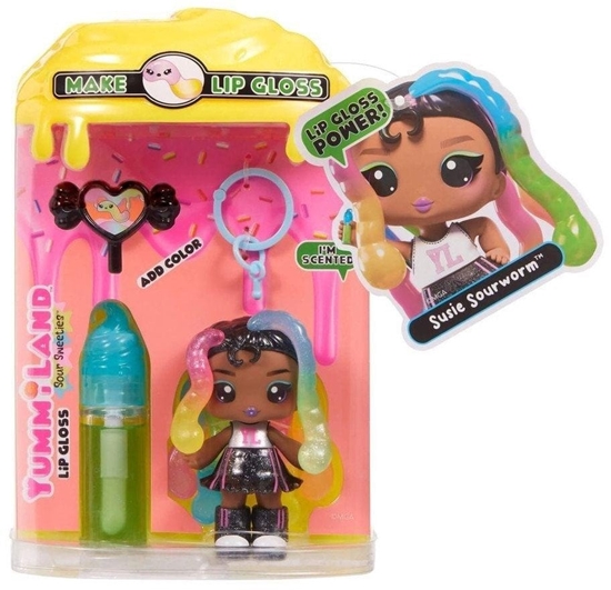 Изображение Lalka Yummiland Lip Gloss Sour, Sasha Sourworms