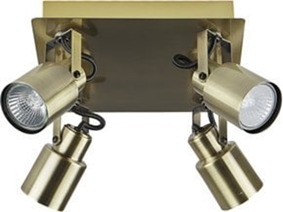 Picture of Lampa sufitowa Beliani Lampa sufitowa 4-punktowa metalowa mosina BONTE!