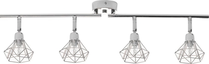 Picture of Lampa sufitowa Beliani Lampa sufitowa 4-punktowa metalowa srebrna ERMA