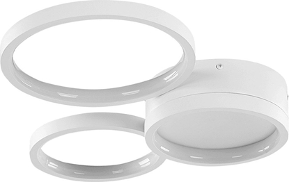 Picture of Lampa sufitowa Beliani Lampa sufitowa LED metalowa biaa AGNAT