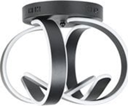 Picture of Lampa sufitowa Beliani Lampa sufitowa LED metalowa czarna NURA!