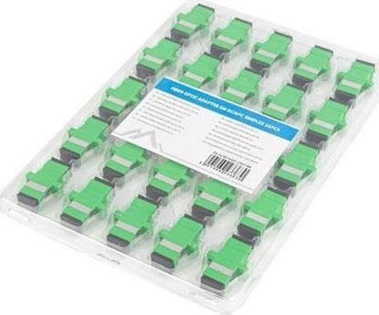 Picture of Lanberg ADAPTER WIATOWODOWY SM SC/APC SIMPLEX ZALEPKA CZARNA 25SZT LANBERG