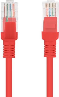 Изображение Lanberg Patchcord, Cat5e, nieekranowany, 15m, czerwony (PCU5-10CC-1500-R)