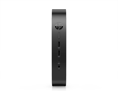 Attēls no Laptop HP HP Elite t655 - Thin Client - SFF - 1 x Ryzen Embedded R2314 - RAM 8 GB - Flash 32 GB - eMMC - Radeon Graphics - 1GbE, Bluetooth 5.2, Wi-Fi 6 - WLAN: 802.11a/b/g/n/ac/ax, Bluetooth 5.2 - IGEL OS - Monitor: keiner - Tastatur: Deutsch