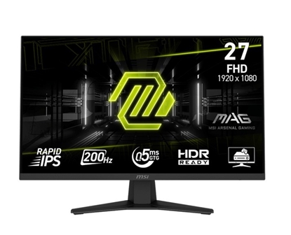 Изображение LCD Monitor|MSI|MAG 274F|27"|Gaming|Matte|Panel IPS|1920x1080|16:9|200Hz|0.5 ms|Colour Black|MAG274F