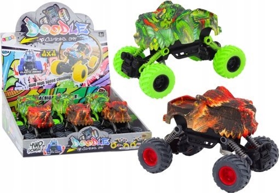 Picture of LeanToys Autko Dinozaur Napd Frykcyjny Czerwone lub Zielone Terenowe