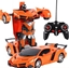 Изображение LeanToys Auto Robot 2w1 Pilot R/C wiato Dwik Drift Pomaraczowy
