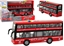 Attēls no LeanToys Autobus Pitrowy Na Baterie wiata Dwiki Napd Frykcyjny Czerwony 1:16