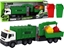 Picture of LeanToys Ciarówka mieciarka Dwig Przyczepa Napd Frykcyjny Dwiki Zielona 1:16