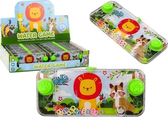 Picture of LeanToys Gra Wodna Zrcznociowa Konsola Zielona Lew Pad Kóeczka