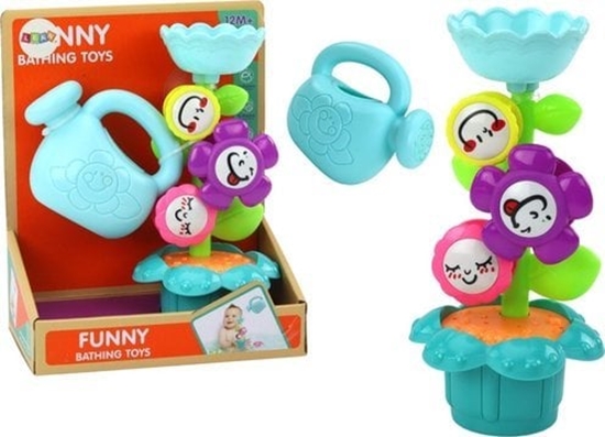 Picture of LeanToys Zabawka Do Kpieli Dla Malucha Kwiatuszki Konewka Kolorowe