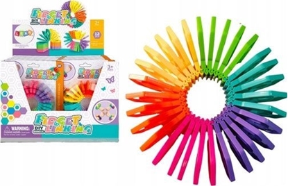 Picture of LeanToys Zabawka Sensoryczna Antystresowe Bransoletka Spryna