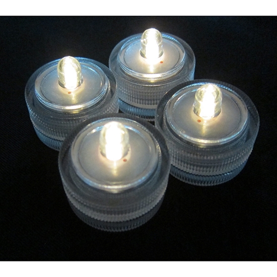 Picture of LED Tējassveces 4gab. silti baltas ar baterijām