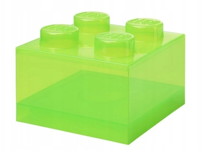 Attēls no Lego Brick 4 jasnozielony przeroczysty 40090806