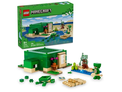 Attēls no LEGO MINECRAFT 21254 THE TURTLE BEACH HOUSE