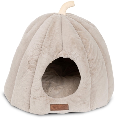 Attēls no Legowisko/budka dla kota, jasnobrzowe, 48*48*35cm