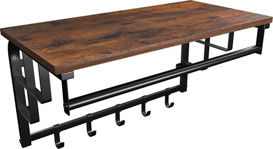 Изображение Leobert Póka z wieszakami na ubrania drewniana LOFT