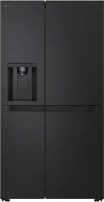 Picture of LG Refrigerator | GSLC41EPPE | Energy efficiency class E | Free standing | Side by side | Height 179 cm | Fridge net capacity 420 L | Freezer net capacity 221 L | Display | 36 dB | Black