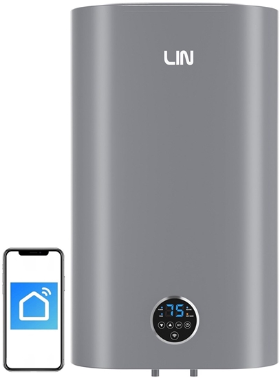 Picture of LIN LIFVD1 80L grey electric boiler with WI-FI