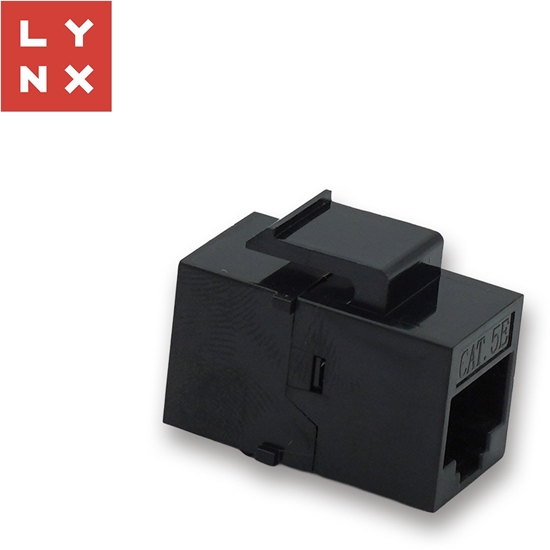 Picture of LYNX keystone spojka UTP Cat5e, 8P8C, erná