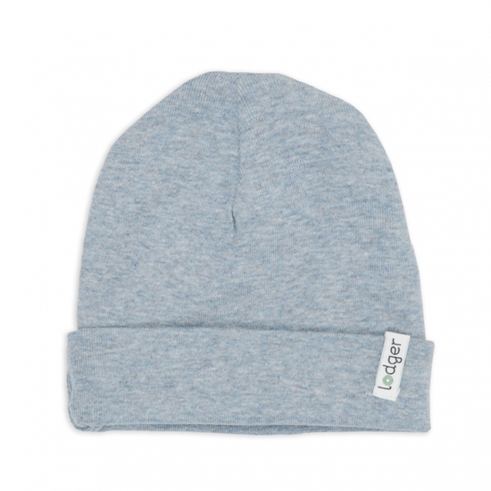 Picture of Lodger Beanie Melange bērnu cepurīte, Blue Fogg, 0-6 mēn.