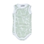 Picture of Lodger Romper Sprinkle kokvilnas bodijs bez piedurknēm,Leaf, 62 cm