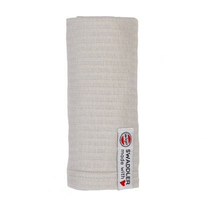 Изображение Lodger Swaddler Seersucker kokvilnas autiņš, 70x70 cm, Steel