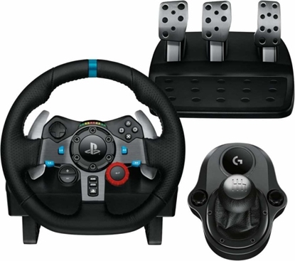 Attēls no Logitech G29 SE Driving Force Steering Wheel & Pedals, for PC, PS5, PS4, Black