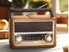 Picture of Radio przenone LTC ELMA RETRO Bluetooth USB latarka