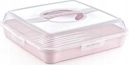 Picture of Lumarko Keeeper Pojemnik Enrico Party-Butler Kwadratowy Nordic Pink 106645...