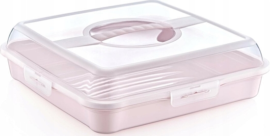 Picture of Lumarko Keeeper Pojemnik Enrico Party-Butler Kwadratowy Nordic Pink 106645...