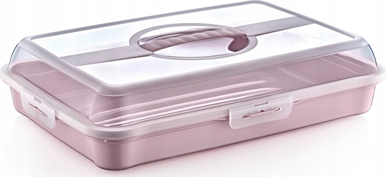 Picture of Lumarko Keeeper Pojemnik Enrico Party-Butler Prostoktny Nordic Pink 106655...