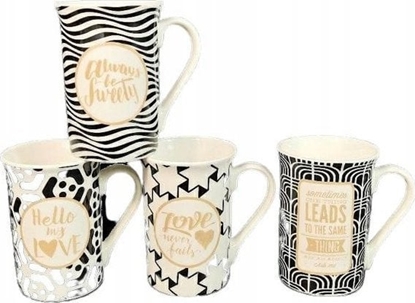 Attēls no Lumarko Kubek Porcelanowy Love 340ml Mix Wzorów F...