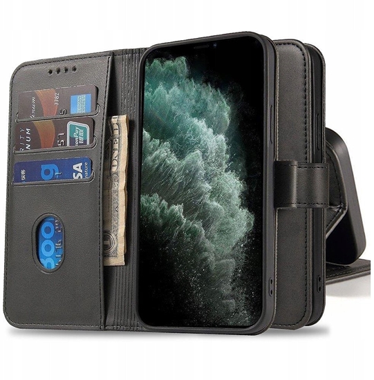 Picture of Magnet Case etui Oppo A17 pokrowiec z klapk portfel podstawka czarne