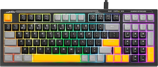 Picture of Marvo K638A, klawiatura US, do gry, przewodowa (USB), czarna, podwietlenie