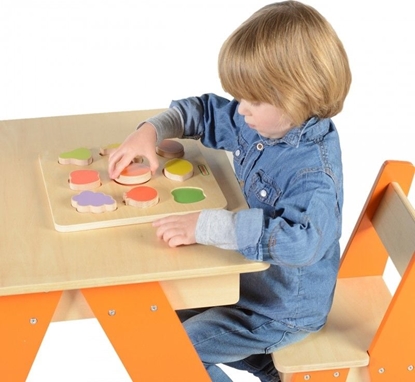 Picture of Masterkidz Drewniany Sorter Ksztatów Masterkidz Kolorowe Owoce