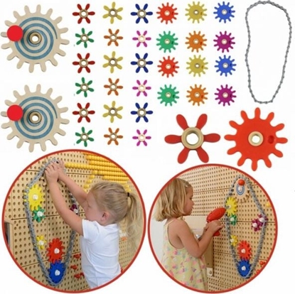 Picture of Masterkidz Koa Zbate Zbuduj Wasny Mechanizm - Tablica Naukowo-Kreatywna Masterkidz STEM