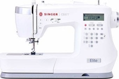 Picture of Maszyna do szycia Singer Singer Sewing Machine CE677 Elite Number of stitches 200, Number of buttonholes 6, White
