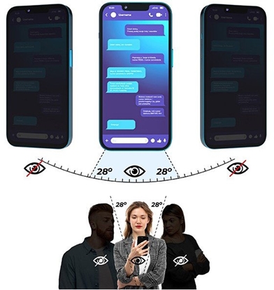 Изображение Matowe szko prywatyzujce GrizzGlass SecretGlass do  ZTE nubia RedMagic 10 Air