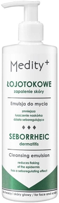 Attēls no MEDITY+_ojotokowe Zapalenie Skóry emolientowa emulsja do mycia twarzy i skóry gowy 200ml