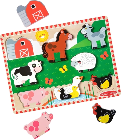 Picture of MELISSA & DOUG Farm Chunky Puzzle
