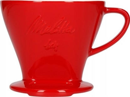 Изображение Melitta Melitta porcelanowy dripper do kawy 1x4 - Czerwony