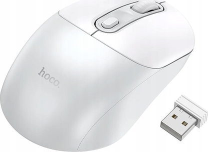 Attēls no Mysz Hoco HOCO mysz komputerowa bezprzewodowa 2.4G GM28 biao szara