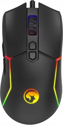 Picture of Mysz Marvo Marvo Mysz M655, 12000DPI, optyczna, 7kl., przewodowa USB, czarna, do gry, podwietlona