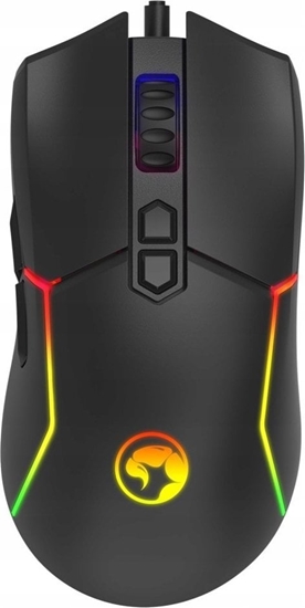 Picture of Mysz Marvo Marvo Mysz M655, 12000DPI, optyczna, 7kl., przewodowa USB, czarna, do gry, podwietlona