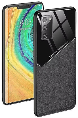 Attēls no Mocco Lens Leather Back Case for Apple iPhone 12 Pro Black