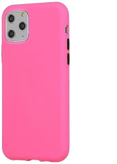 Picture of Mocco Soft Cream Silicone Back Case for Apple iPhone 12 Mini Pink