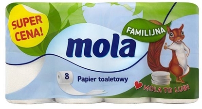 Picture of Mola Familijna papier toaletowy biay 8 szt