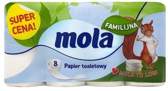 Picture of Mola Familijna papier toaletowy biay 8 szt