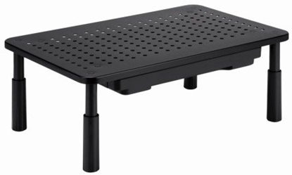 Attēls no Monitora statīvs Gembird Adjustable Monitor Stand with Drawer
